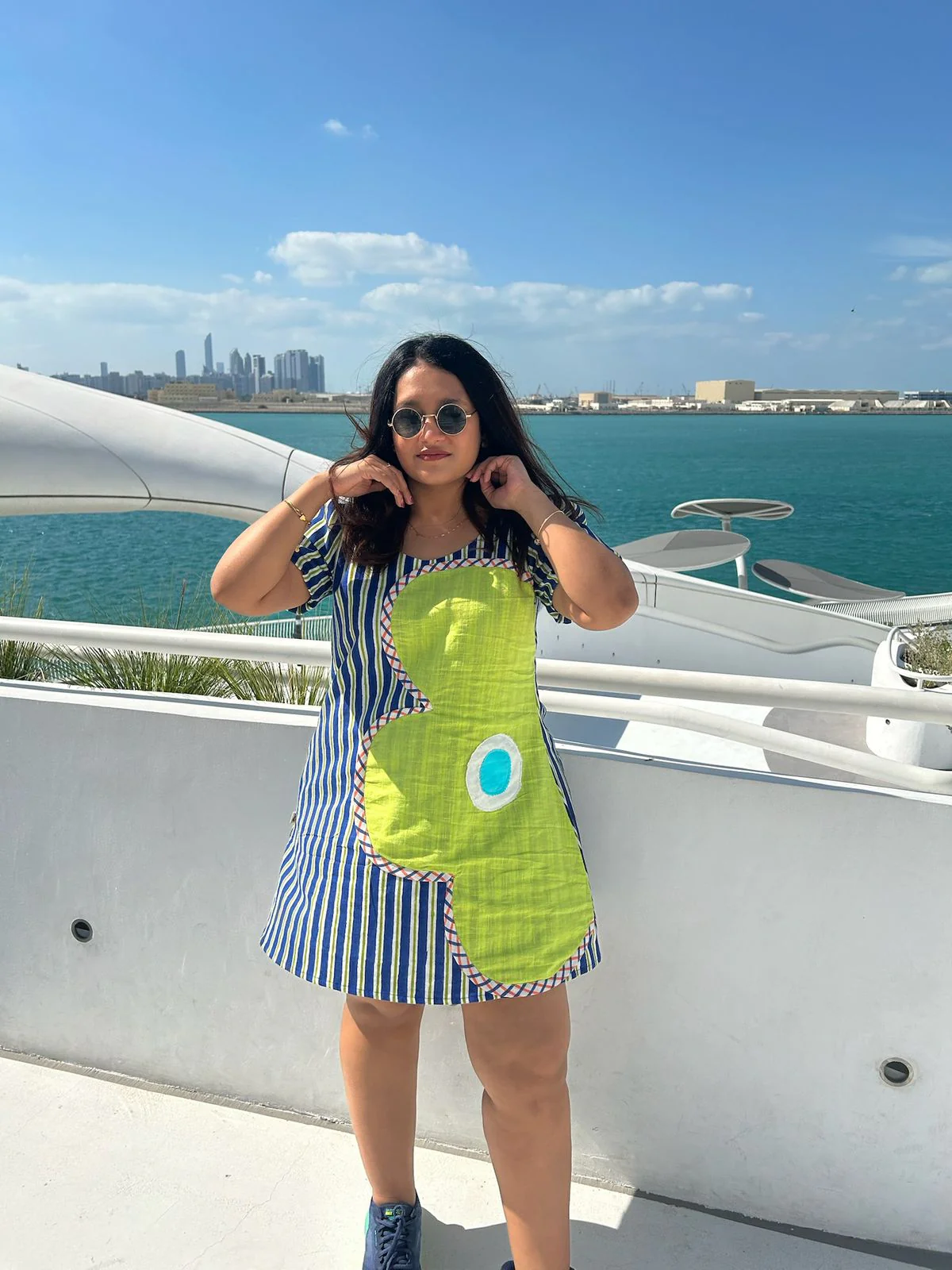 Island Ripple Shift Dress For Women | Relaxed Everyday Dress - Image 4