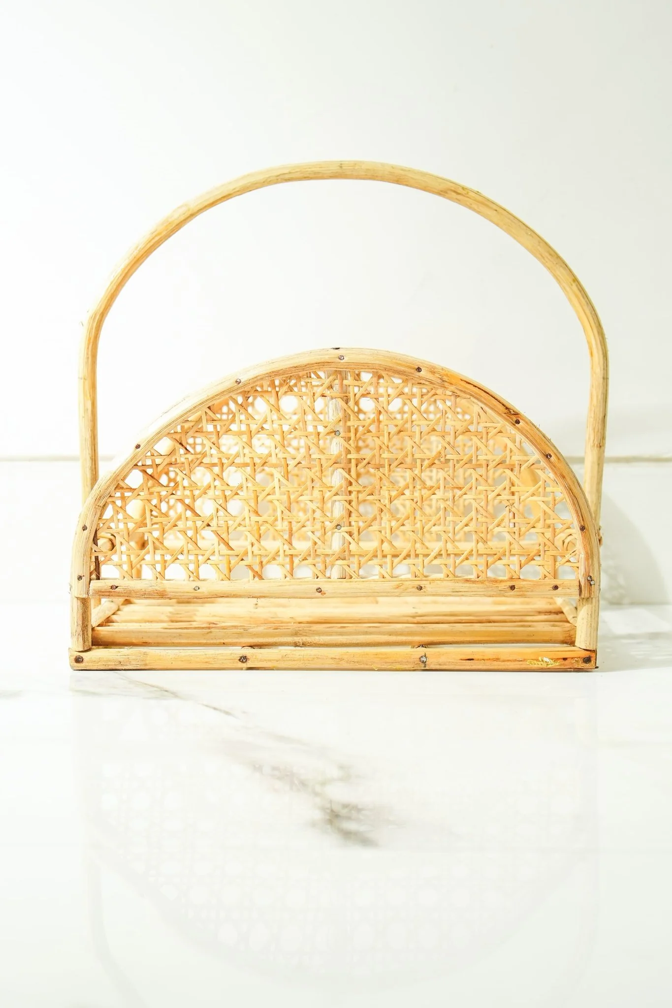 Rattan Jaal Magazine & Book Holder Organizer - Image 5