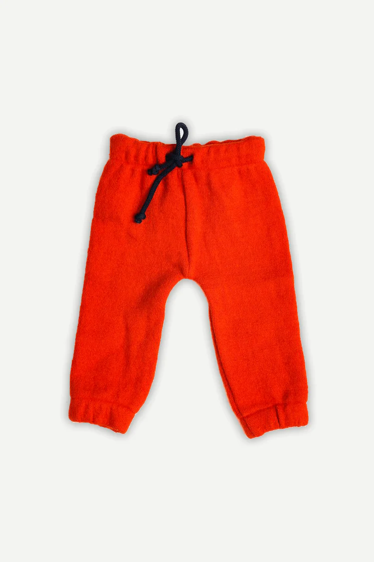 Pure Wool Baby Jogger Pants | Herbal Dyed with Sacred Lotus