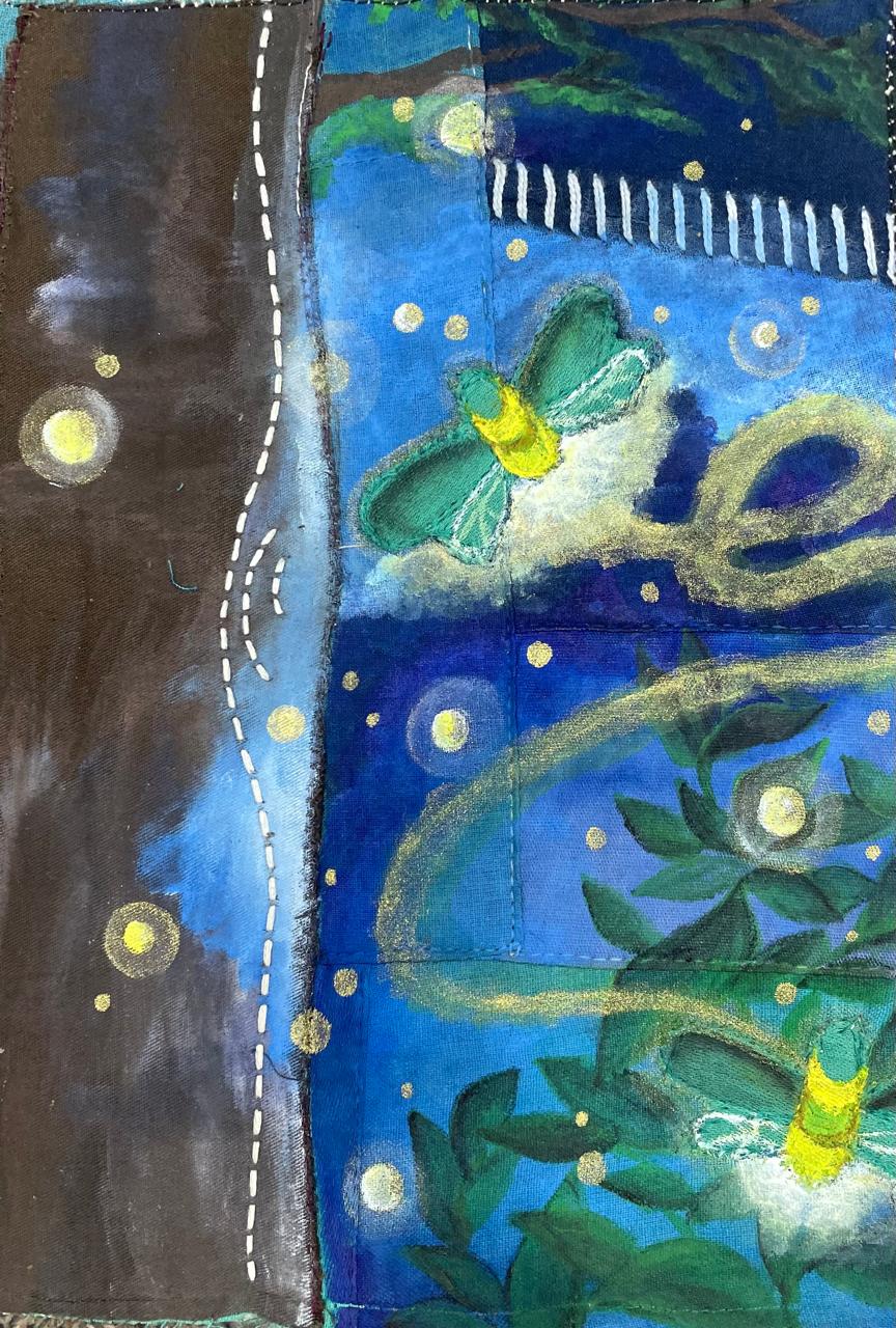 Jugnu Wall Art Print Unframed 15 x 21 cm | Hand-Illustrated Firefly - Image 3