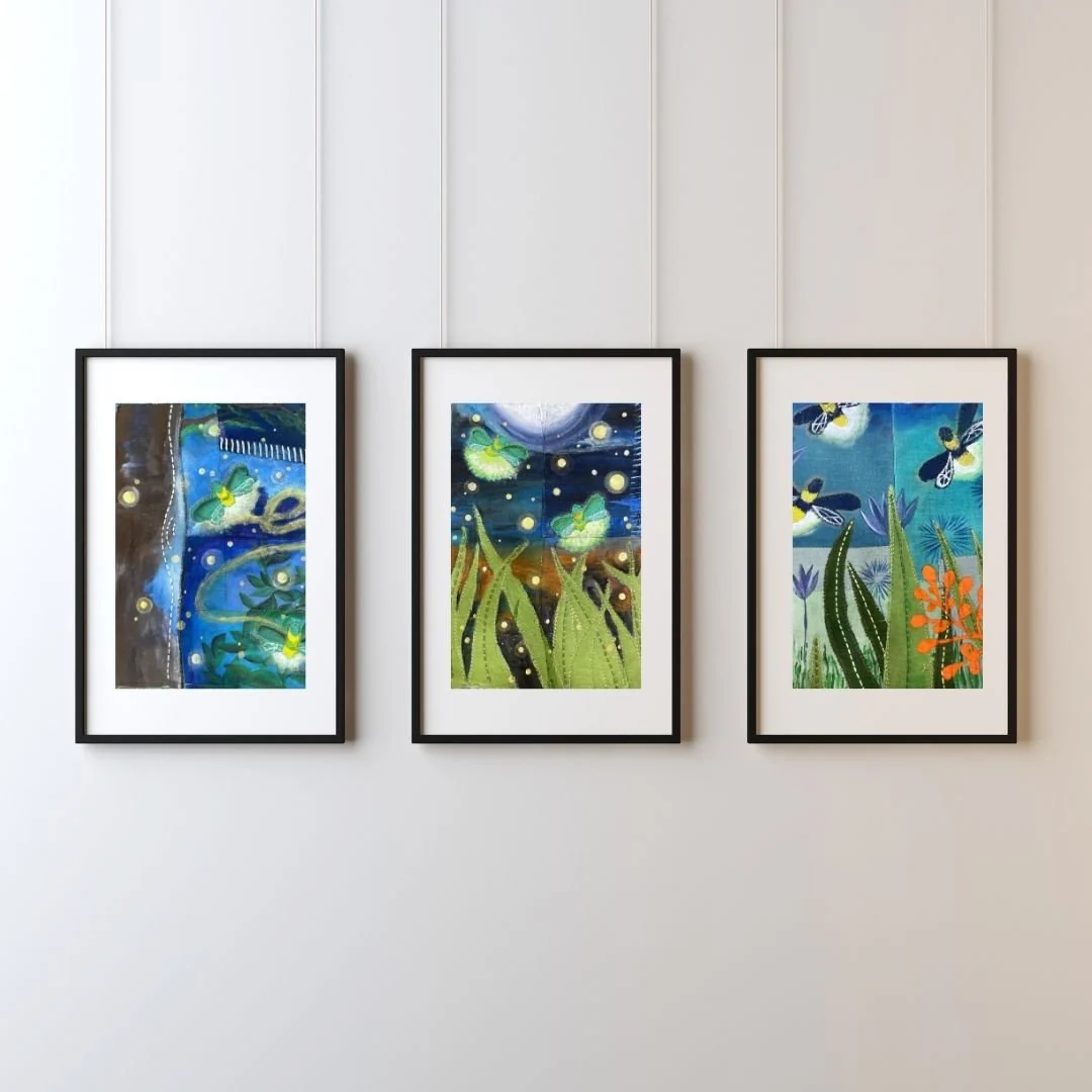 Jugnu Wall Art Print Unframed 15 x 21 cm | Hand-Illustrated Firefly - Image 4