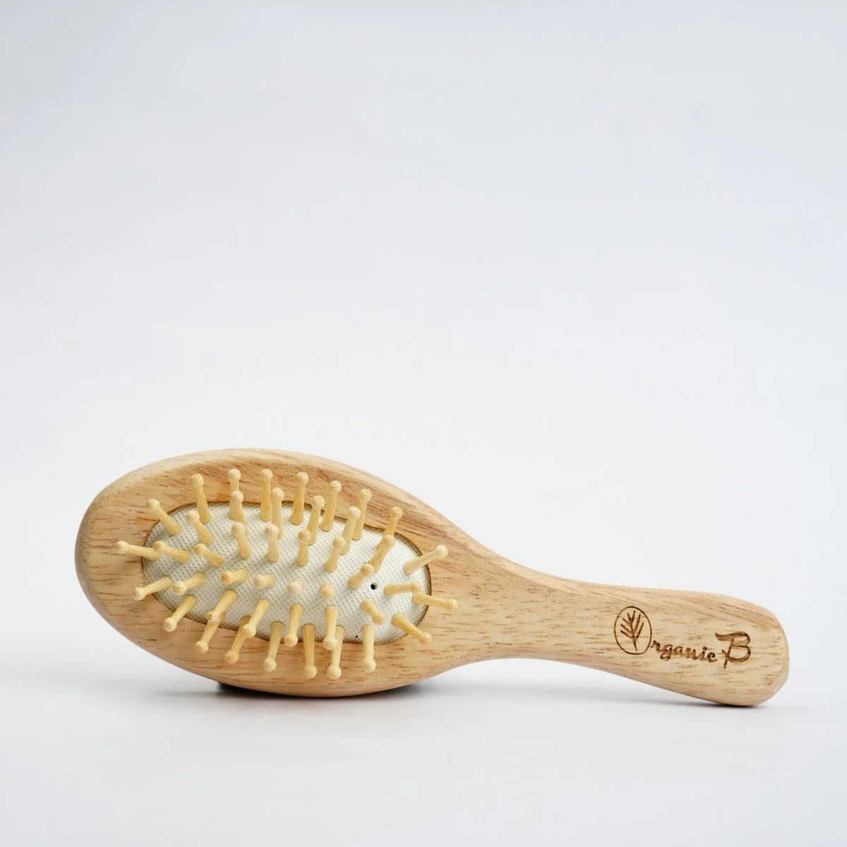 Oval Mini Wooden Paddle Hair Brush | Kids - Image 3