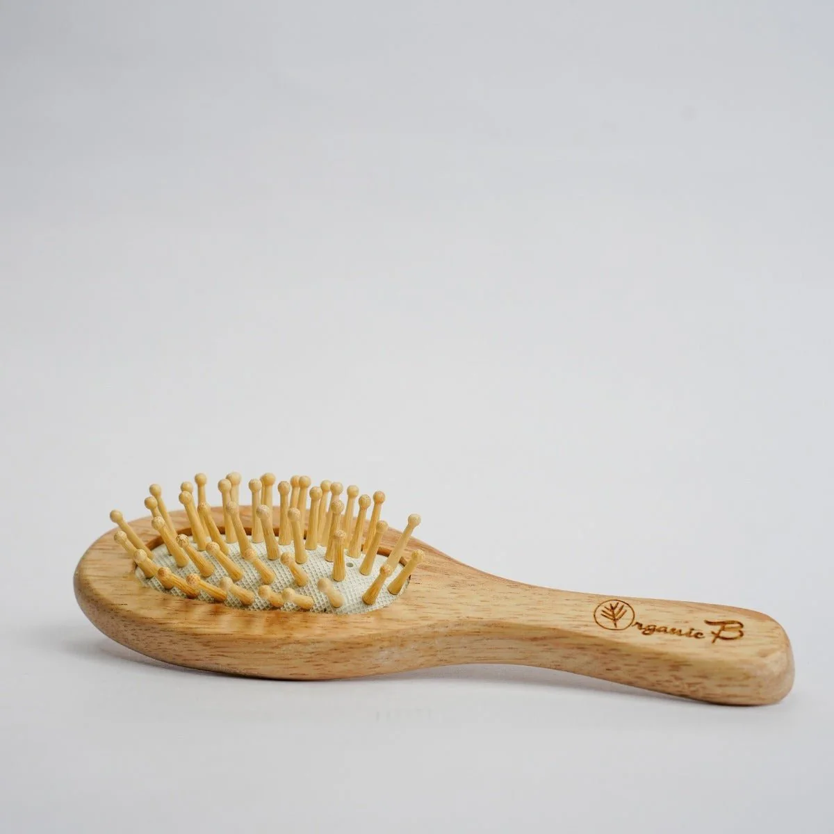Oval Mini Wooden Paddle Hair Brush | Kids - Image 4