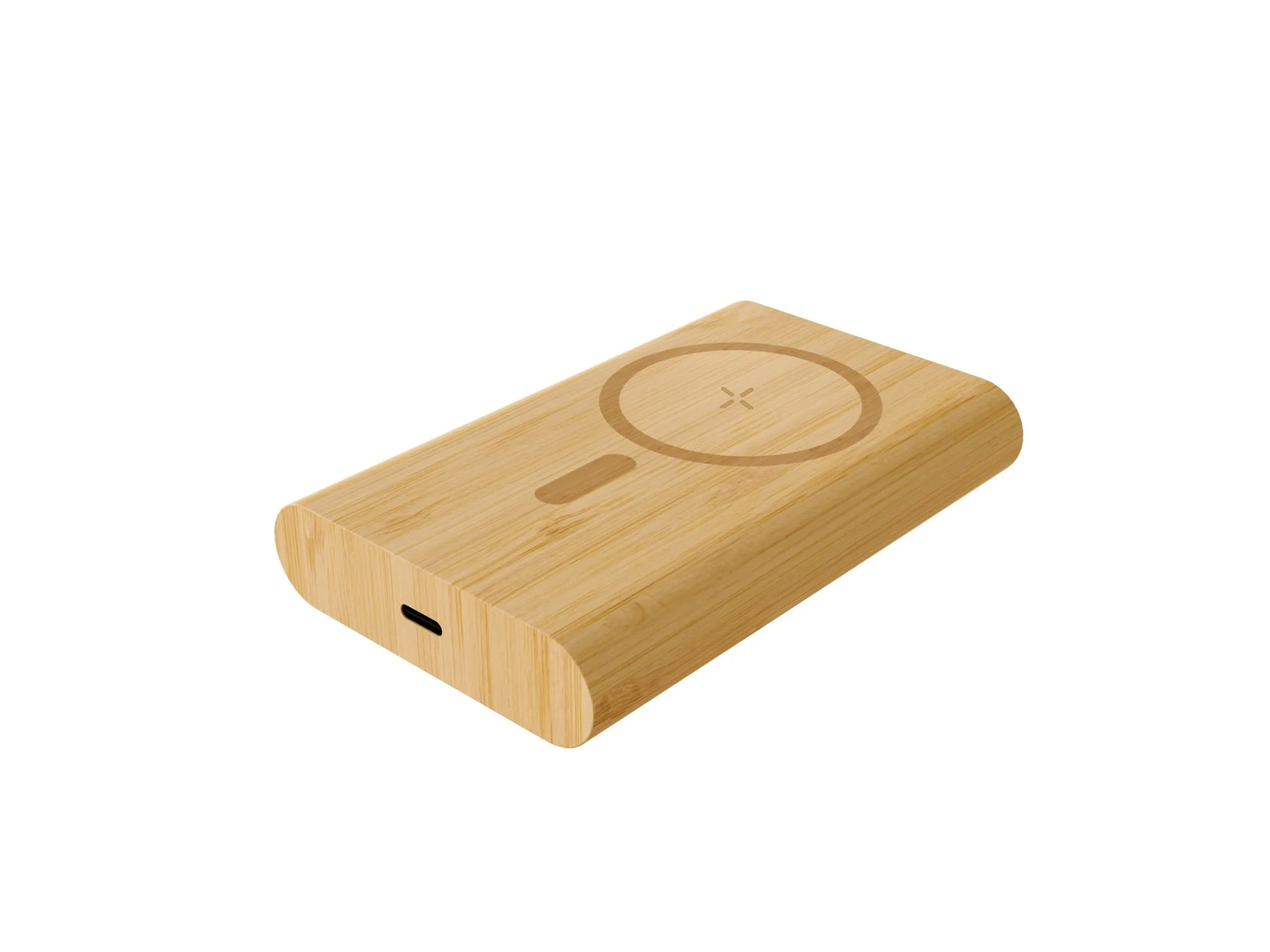 Juniper 2.0 10000mAh MagSafe Wireless Bamboo Power Bank - Image 4