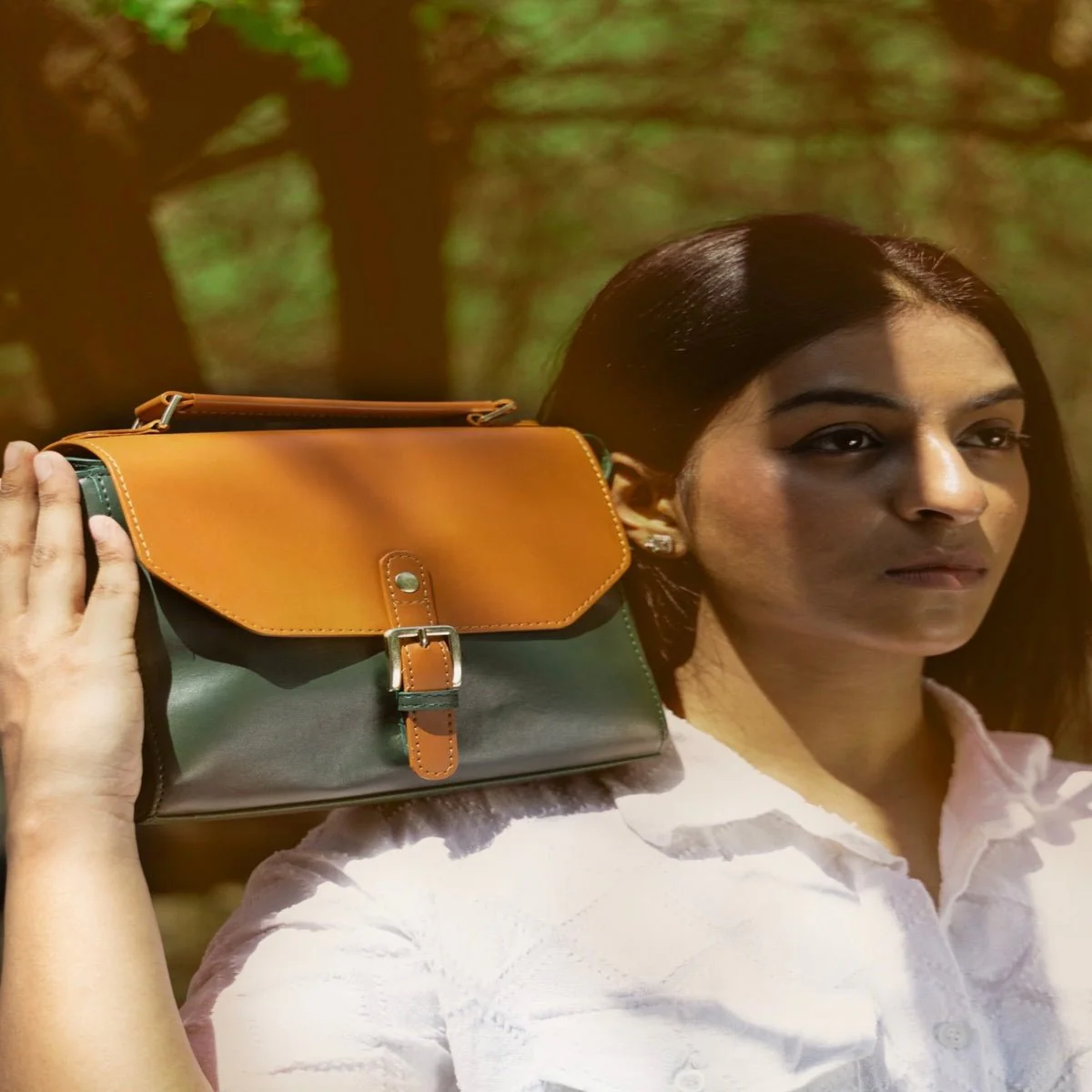 Juniper Vegan Leather Sling Bag - Image 6