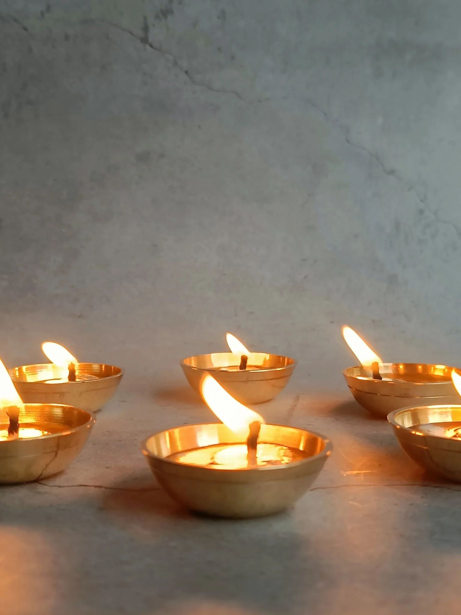 Jyot Brass & Glass Diyas – Set of 6 | Handmade Decorative Diyas - Image 7