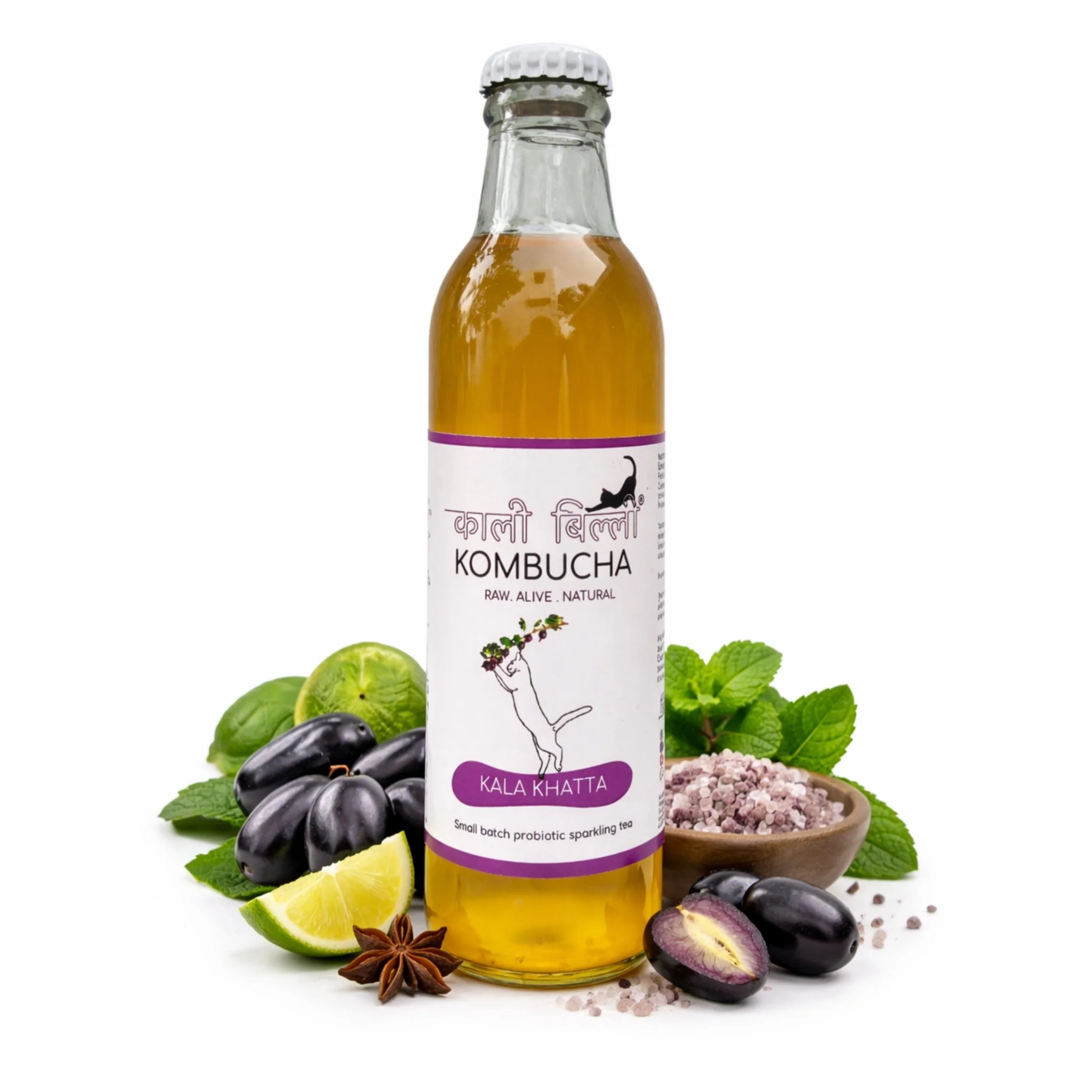 Kalakhatta Kombucha 250ml | Bold Probiotic Fermented Tea