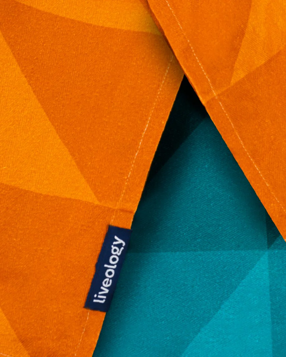 Bamboo & Cotton Blend Printed BeachTowel | Kaleido Summer - Image 2