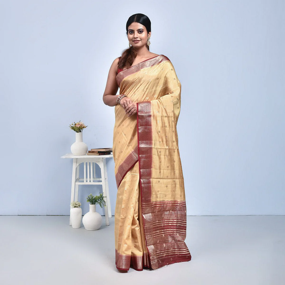 Kanjeevaram Handwoven Pure Silk Saree - Image 6