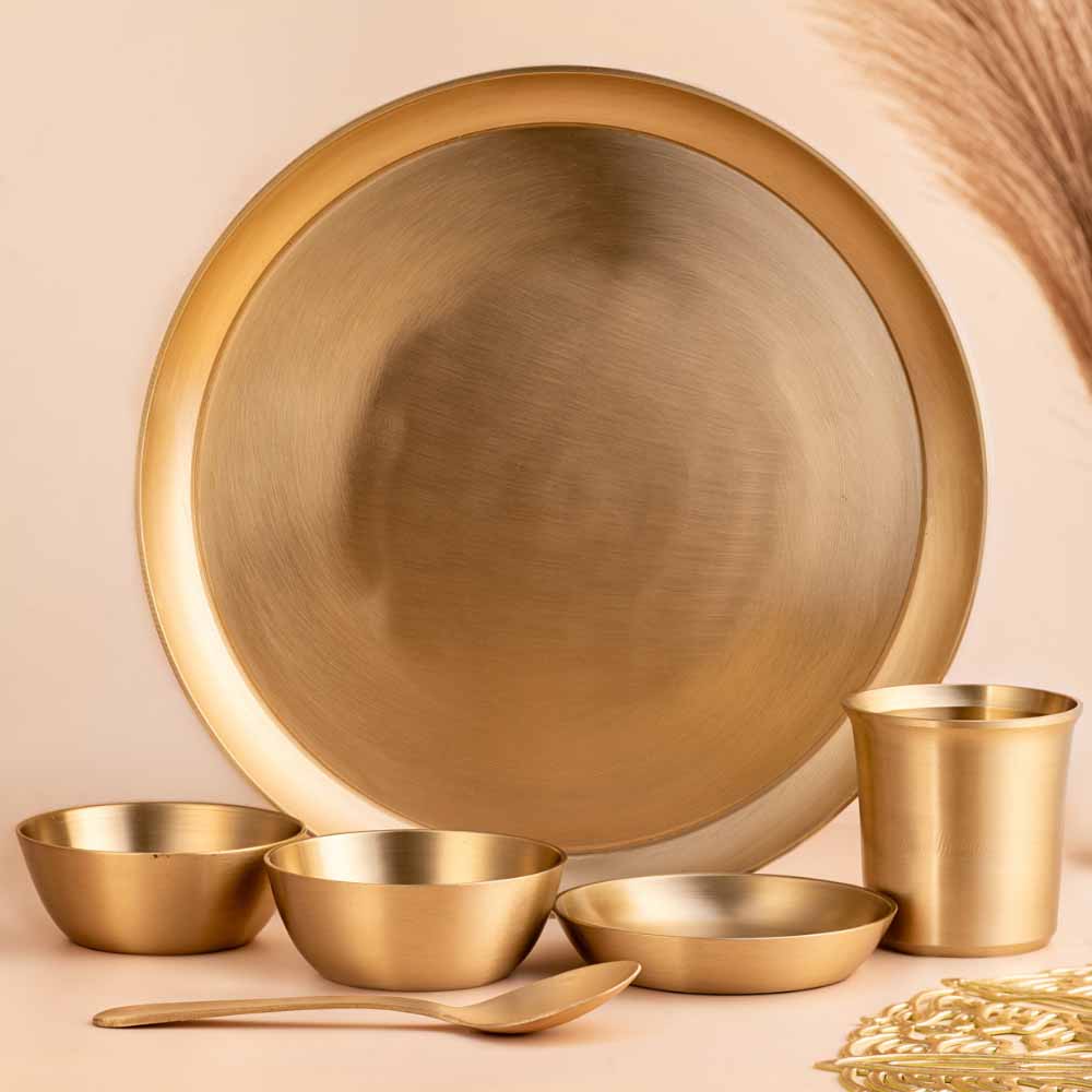 Kansa Bronze Plate Set of 6 – Handpicked Product