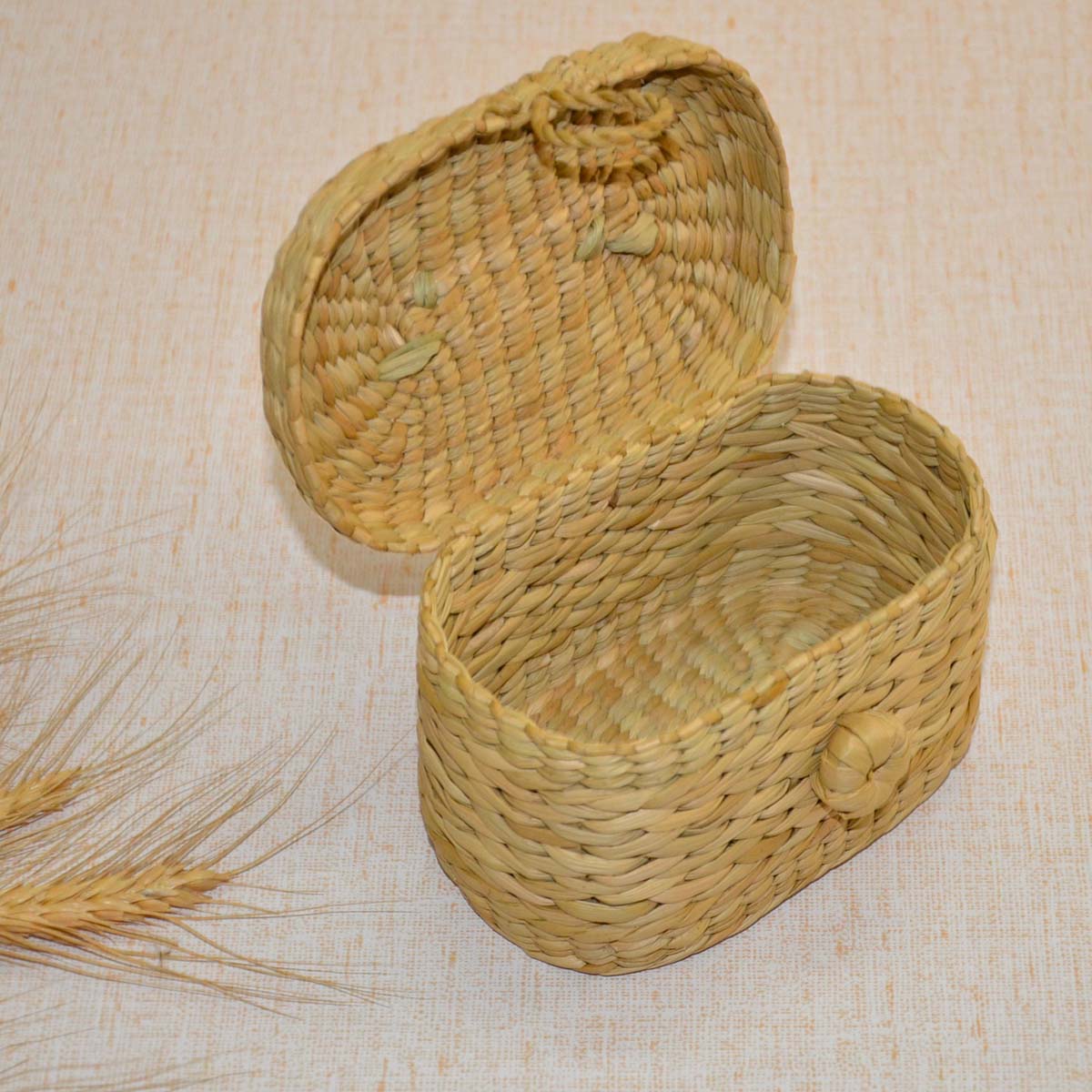 Kauna Oval Trinket & Gift Box - Natural - Image 5