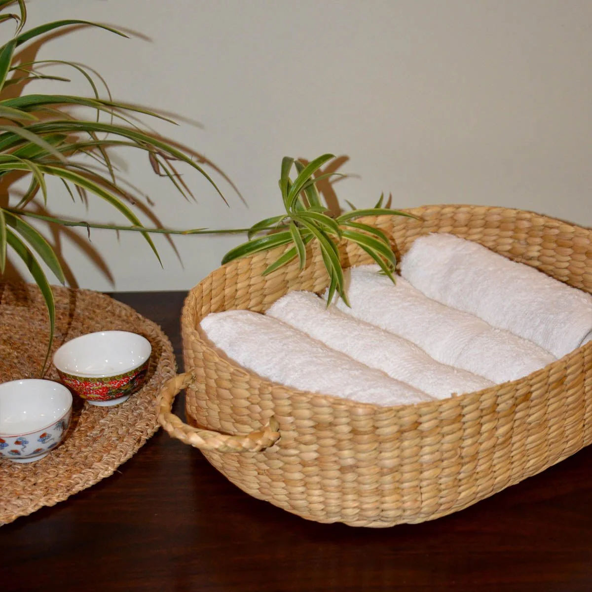 Kauna Oval Utility & Gift Basket - Natural - Image 2