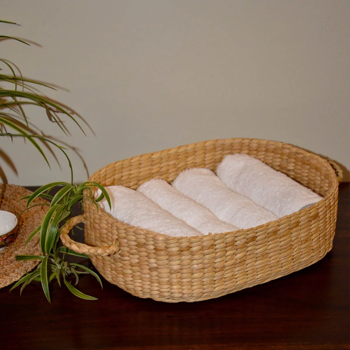 Kauna Oval Utility & Gift Basket - Natural - Image 7