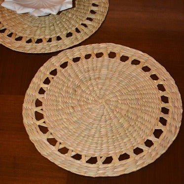 Kauna Round Placemats - Natural (Set of 2)