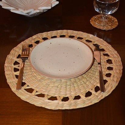 Kauna Round Placemats - Natural (Set of 2) - Image 2