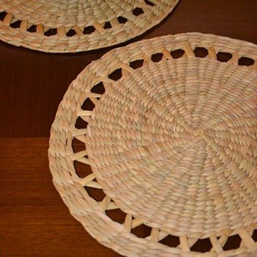Kauna Round Placemats - Natural (Set of 2) - Image 3