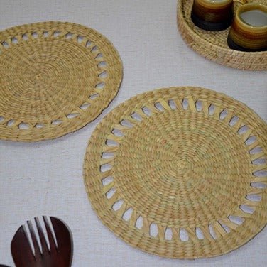 Kauna Round Placemats - Natural (Set of 2) - Image 4