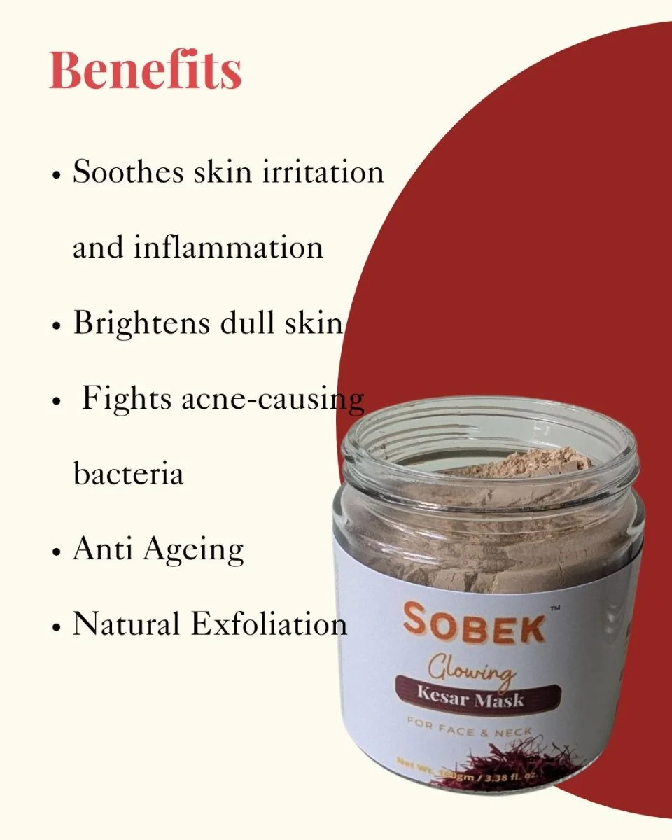 Kesar Glowing Face Mask - Pack 100 g - Image 3