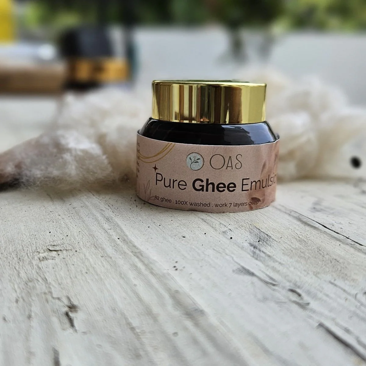 Kesar Infused Pure Ghee Emulsion - Shat Dhaut Ghrit