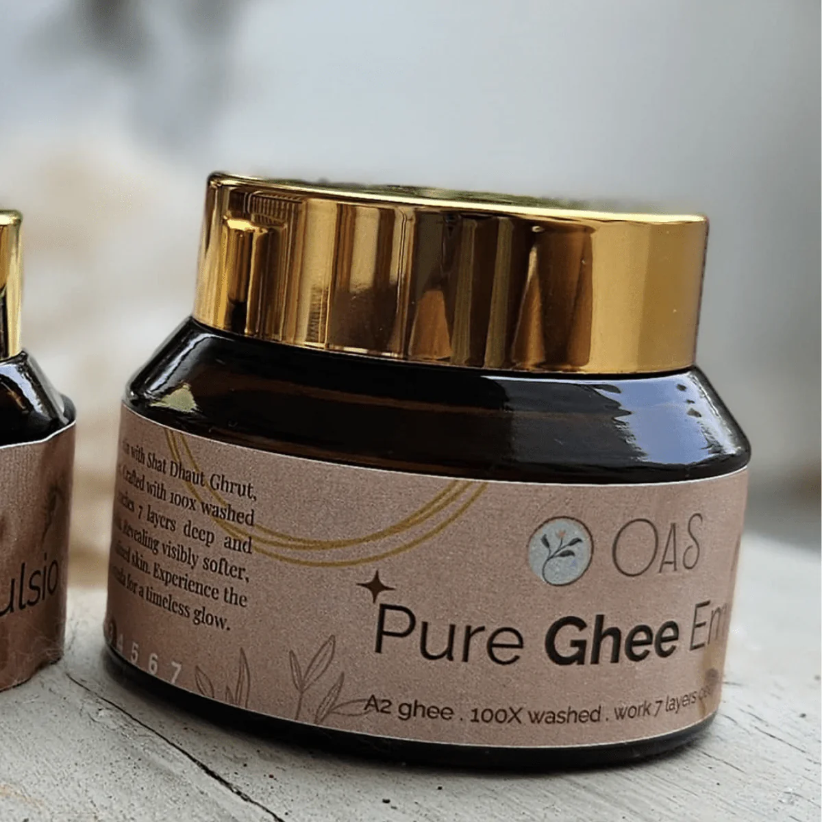 Kesar Infused Pure Ghee Emulsion - Shat Dhaut Ghrit - Image 13