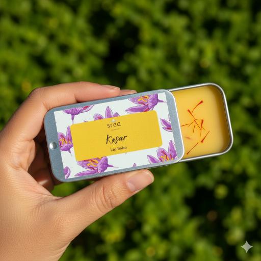 Kesar Lip Balm | Nourishing Saffron Lip Care - Image 2