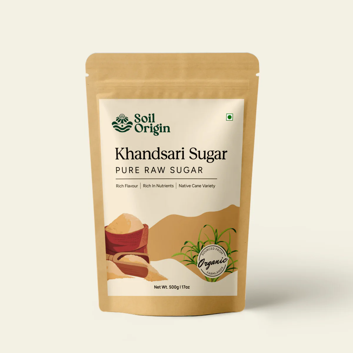 Khandsari Sugar | Pure & Unprocessed | 500g