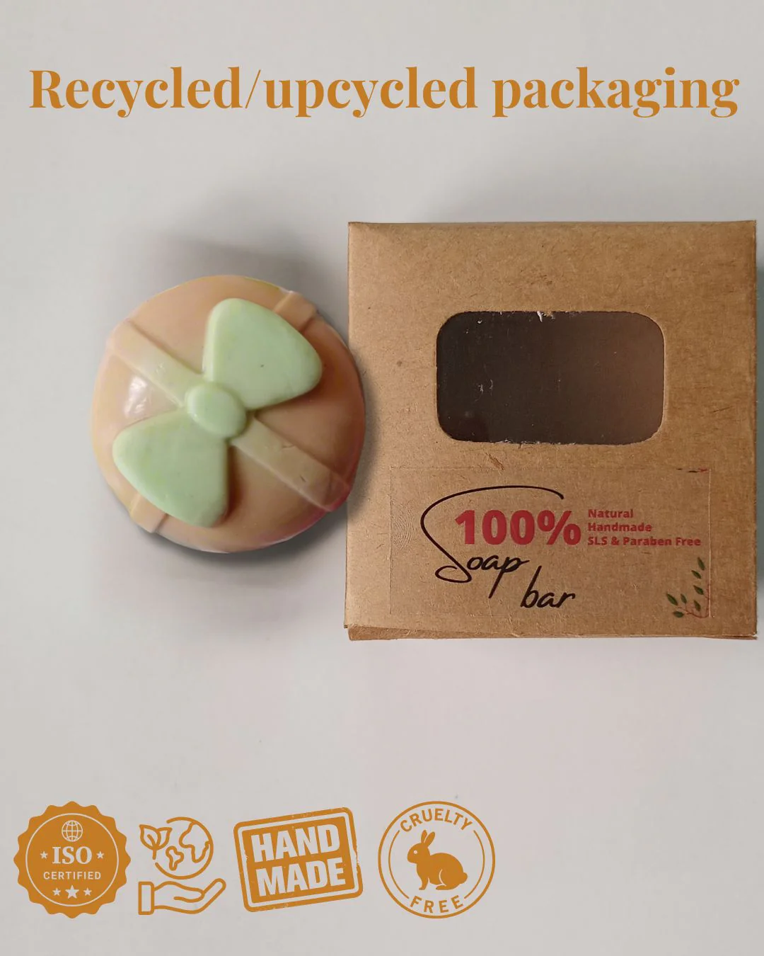 Christmas Ornaments shaped gift soap sets 100-150 grams bar - Image 12