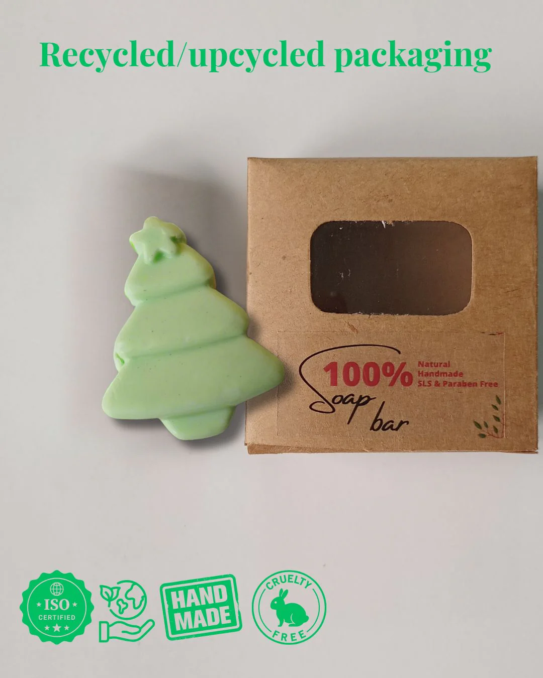Christmas Ornaments shaped gift soap sets 100-150 grams bar - Image 8