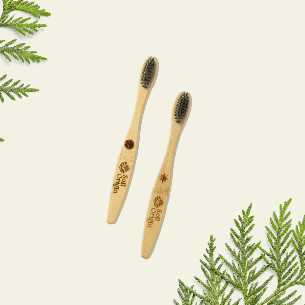 Kids Bamboo Toothbrush | Soft Bristles | Set of 2