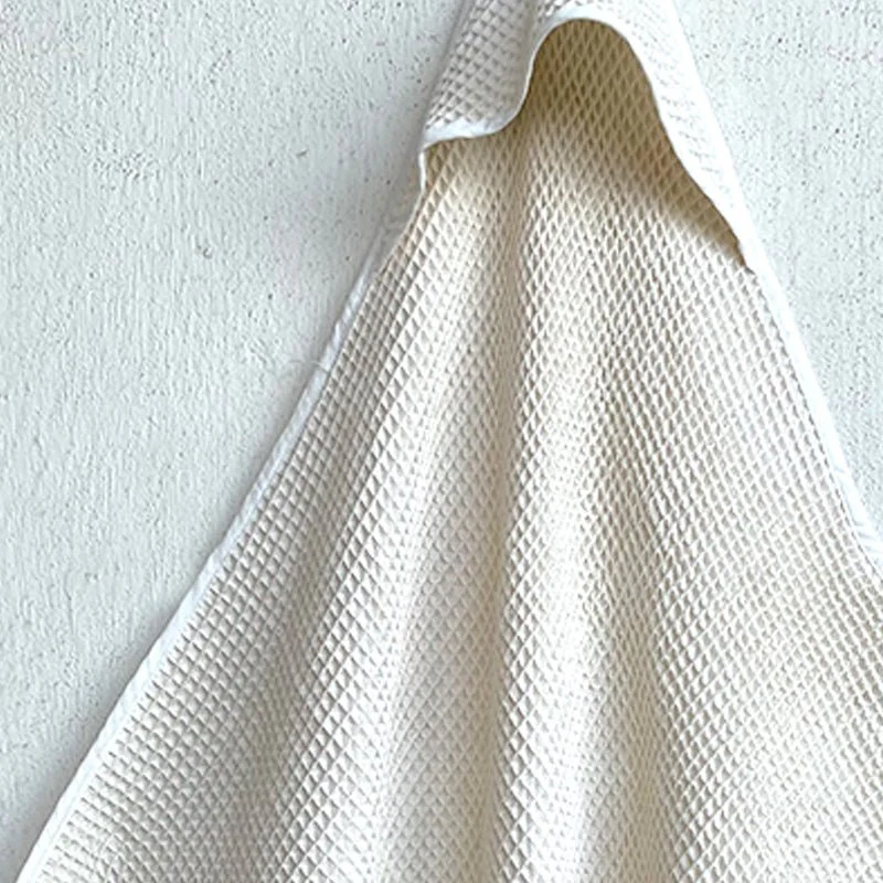 Kids Organic Cotton Waffle Hooded Towel Set - Image 7