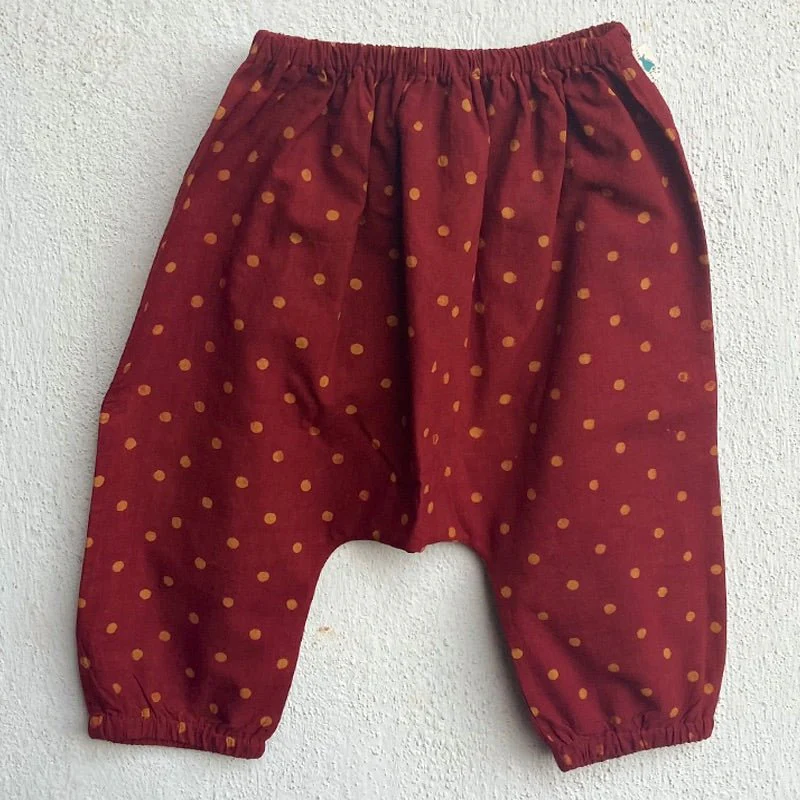 Kids Unisex Organic Cotton Madder Raidana Print Angrakha Top and Pants - Image 4