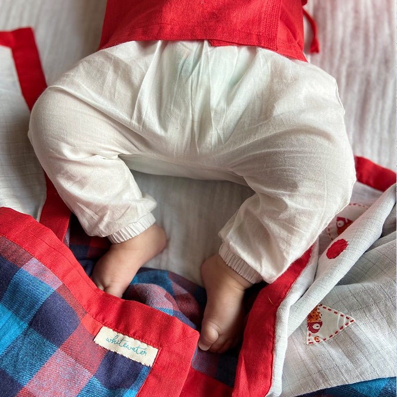 Kids Unisex Organic Cotton Puja Angarakha set - Image 5