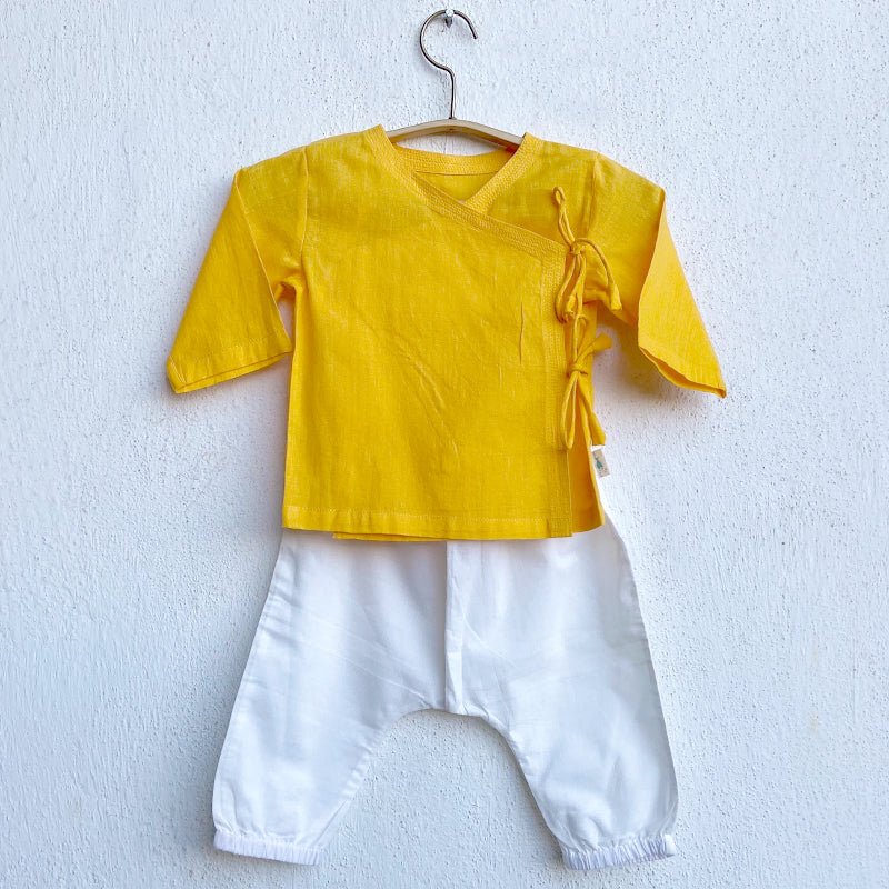 Kids Unisex Organic Cotton Puja Angarakha set - Image 8