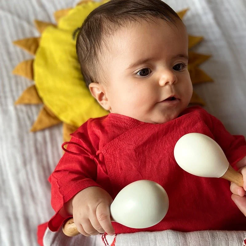 Kids Wooden Maracas Set - Image 2