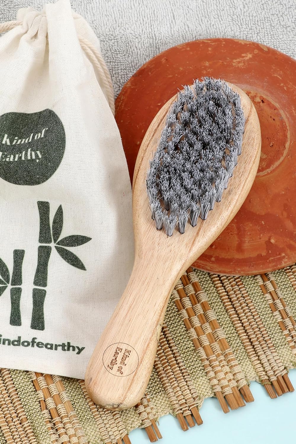 Baby Hair Brush for Infants – Natural Cradle Cap Gentle Brush