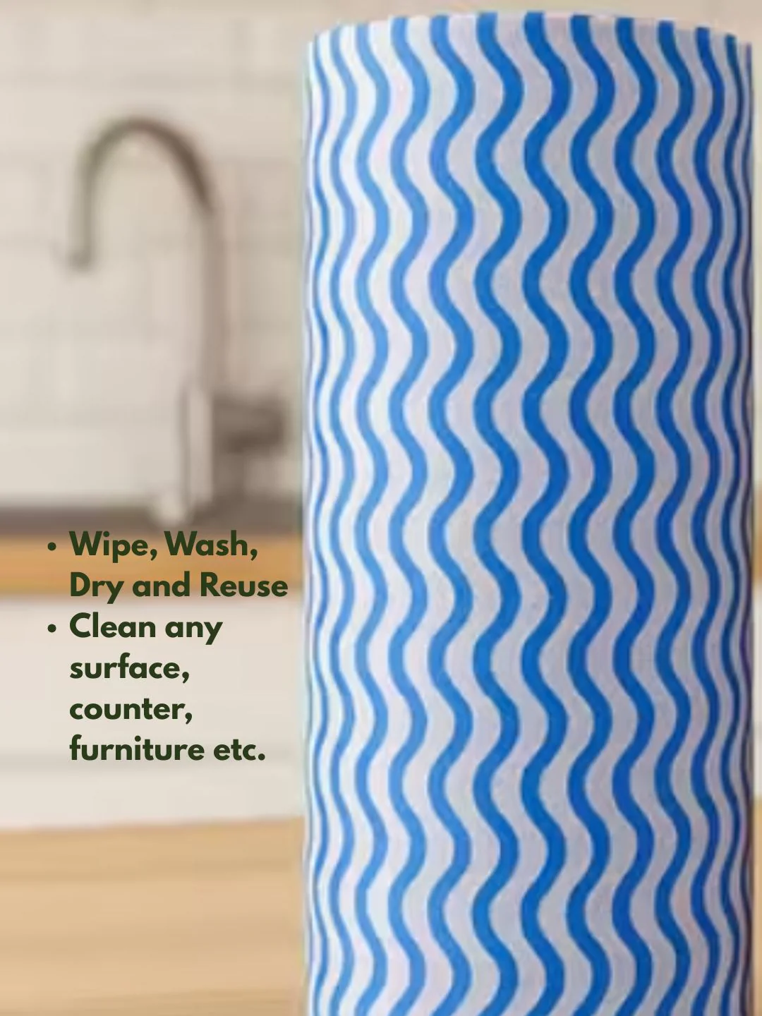 Reusable Kitchen Towel Roll & Bamboo Tissue Roll - Image 5