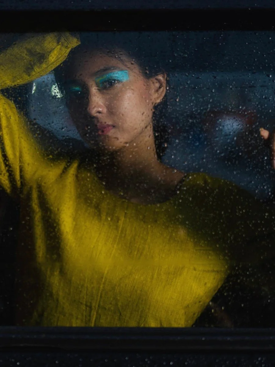 Knot Me Up | Yarn Dyed 100% Cotton | Mustard Yellow Deep Back Top with Bow - Image 5