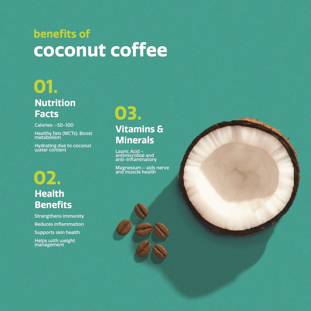 Exotic Coconut Coffee | Pack of 1 | Rich, Aromatic & Energizing - Image 3