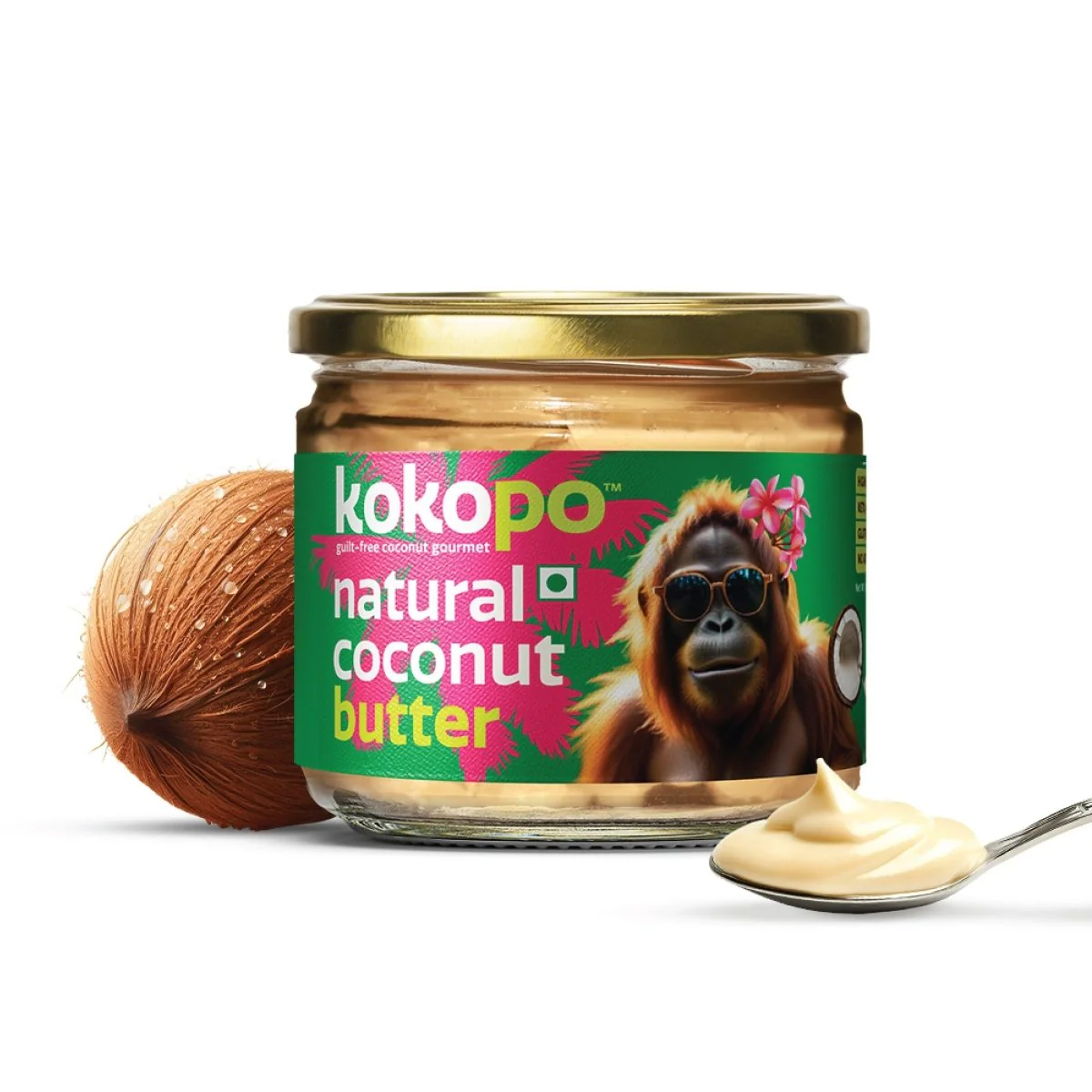 Natural Coconut Butter | Pure, Creamy & 100% Vegan Spread – 300g - Image 2
