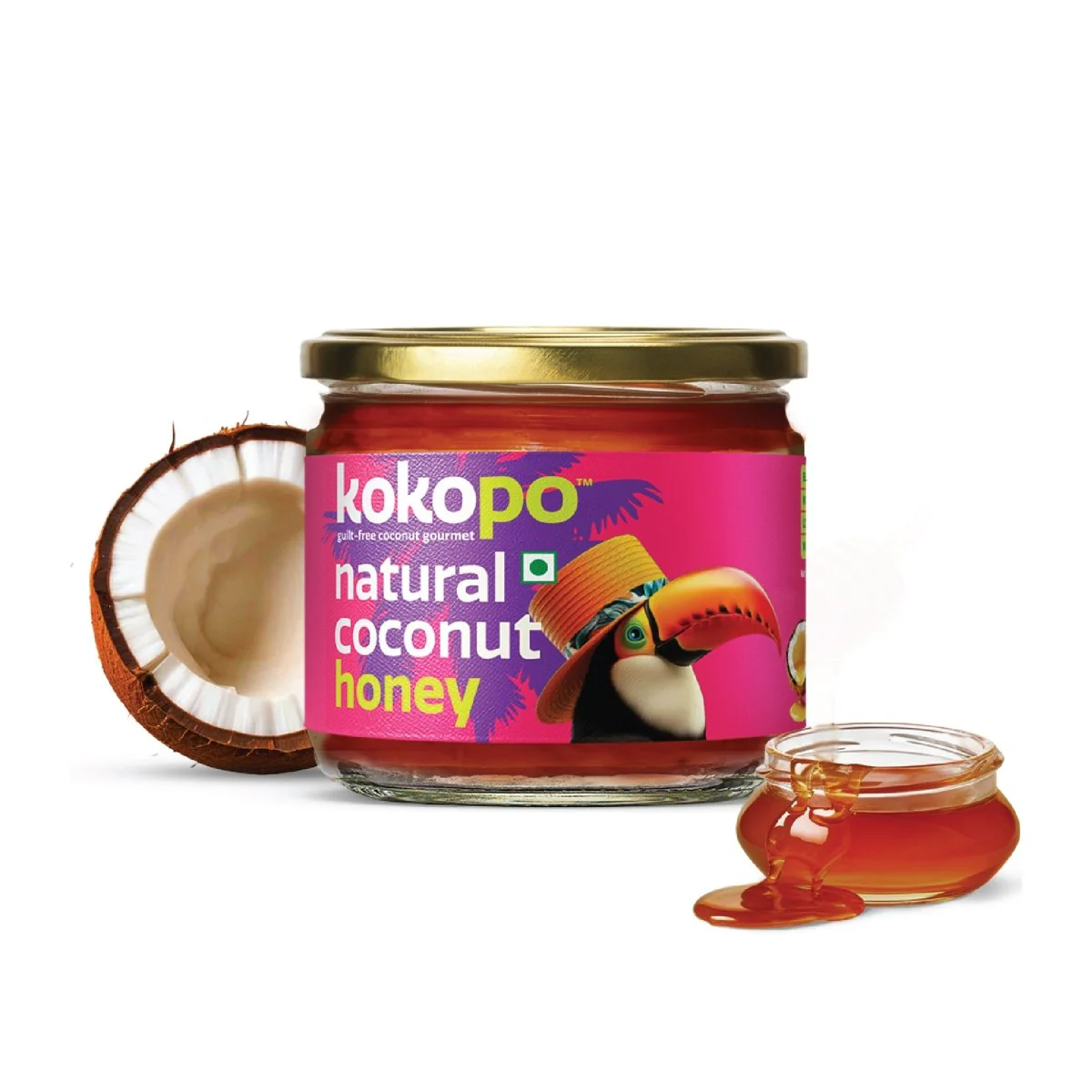 Natural Coconut Milk (400ml) & Coconut Honey (350g) Combo Pack - Image 2