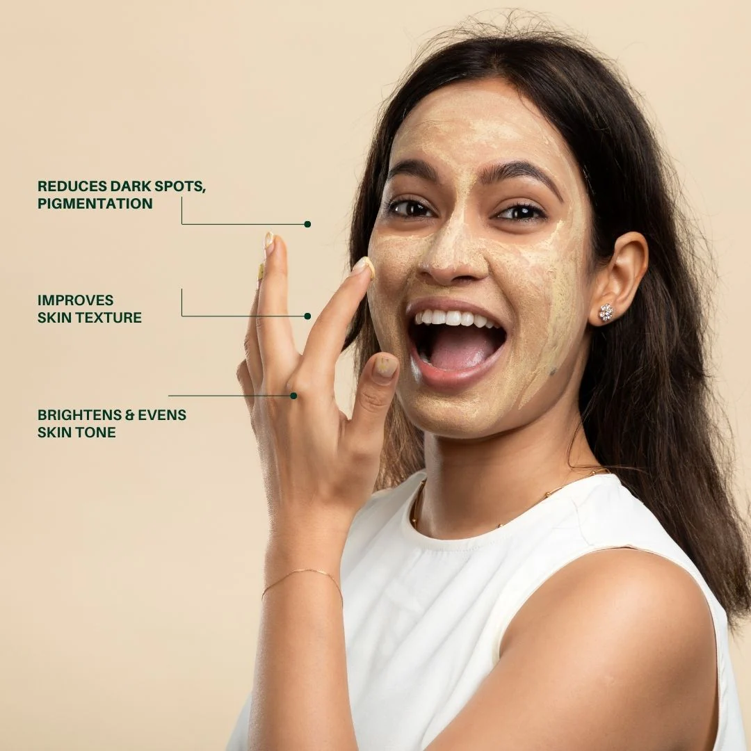 Kumkumadi Face Mask 30gm – Brightening & Nourishing Skincare - Image 2