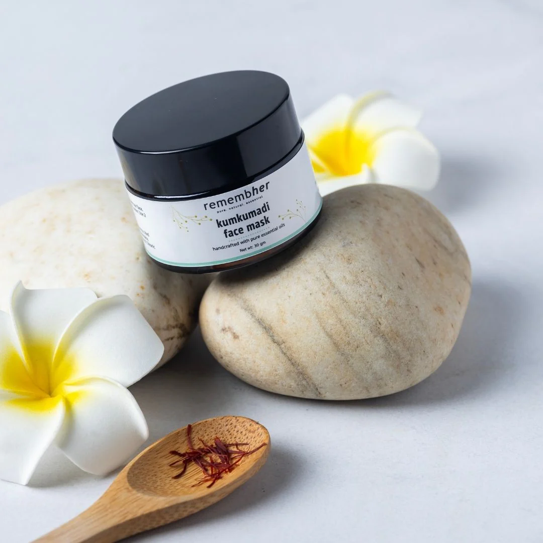 Kumkumadi Face Mask 30gm – Brightening & Nourishing Skincare - Image 4