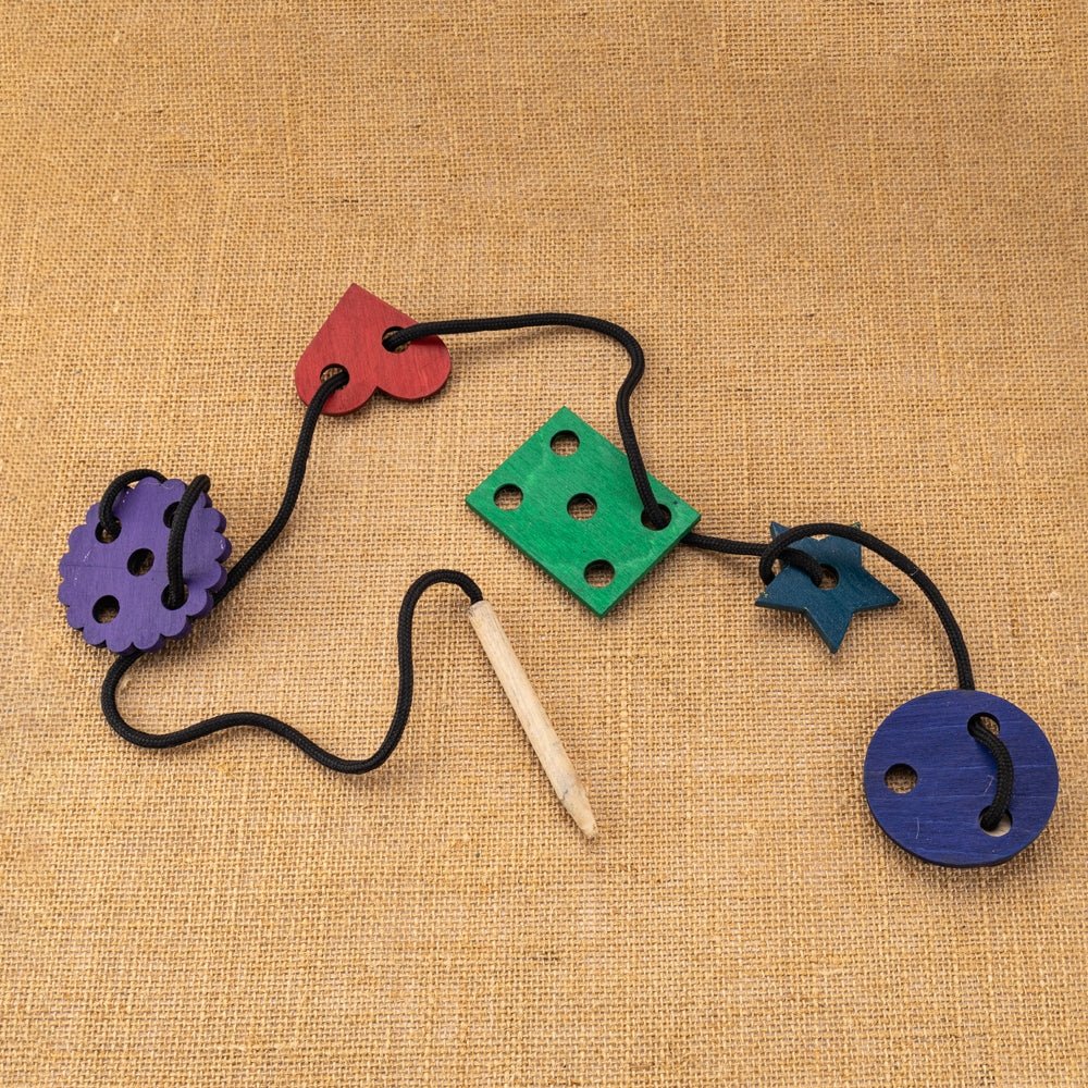 Lacing Activity Set Toy | Fine Motor Skills & Hand Eye Coordination - Image 3