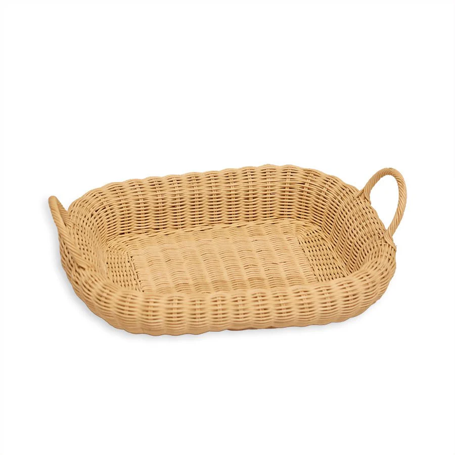 Rattan Lagos Handwoven Serving Tray - Image 2