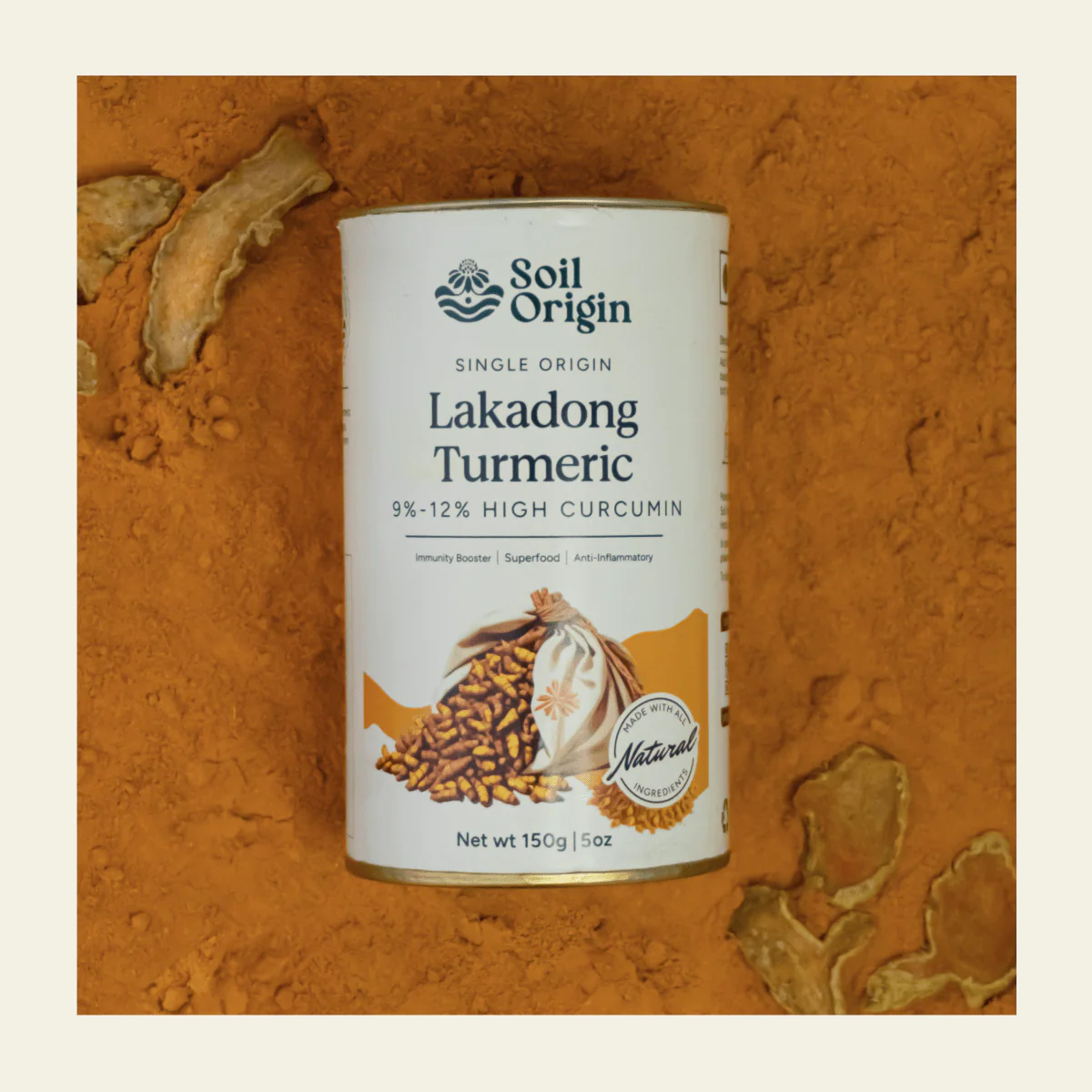 Lakadong Turmeric Powder | High Curcumin | 150g - Image 6