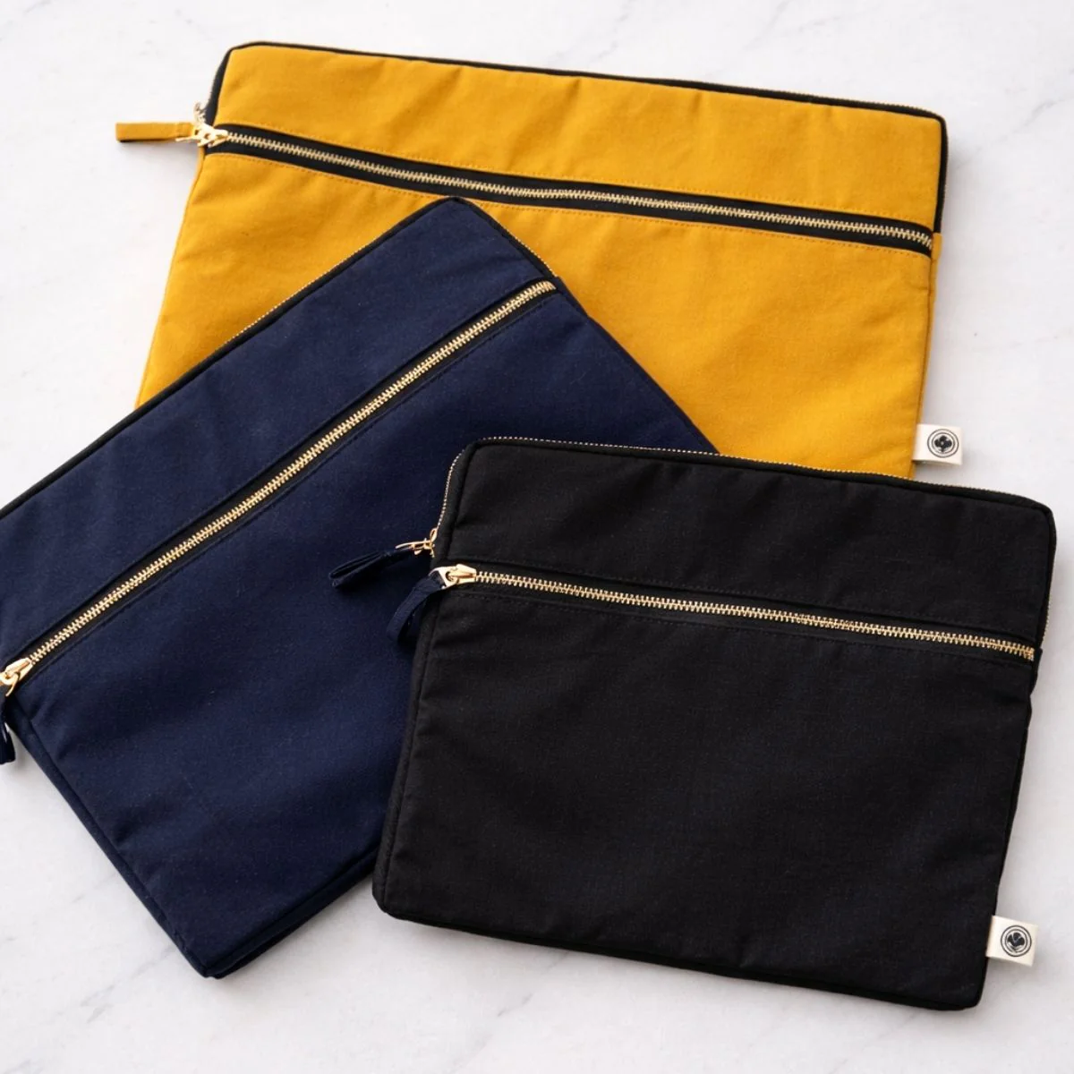 Cotton Canvas Laptop Sleeve – Lightweight Protective Sleeve for Laptop - Image 4