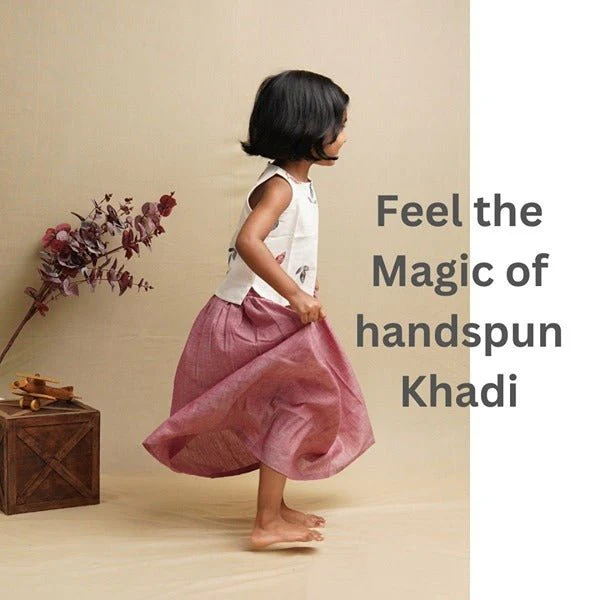Cotton Ethnicwear Set for girls | Crop Top with Long Skirt - Image 6