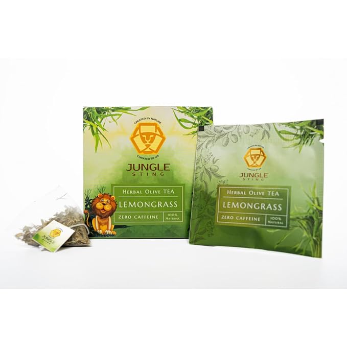 Lemongrass Olive Tea | Refreshing Herbal Olive Leaf Infusion - Image 2