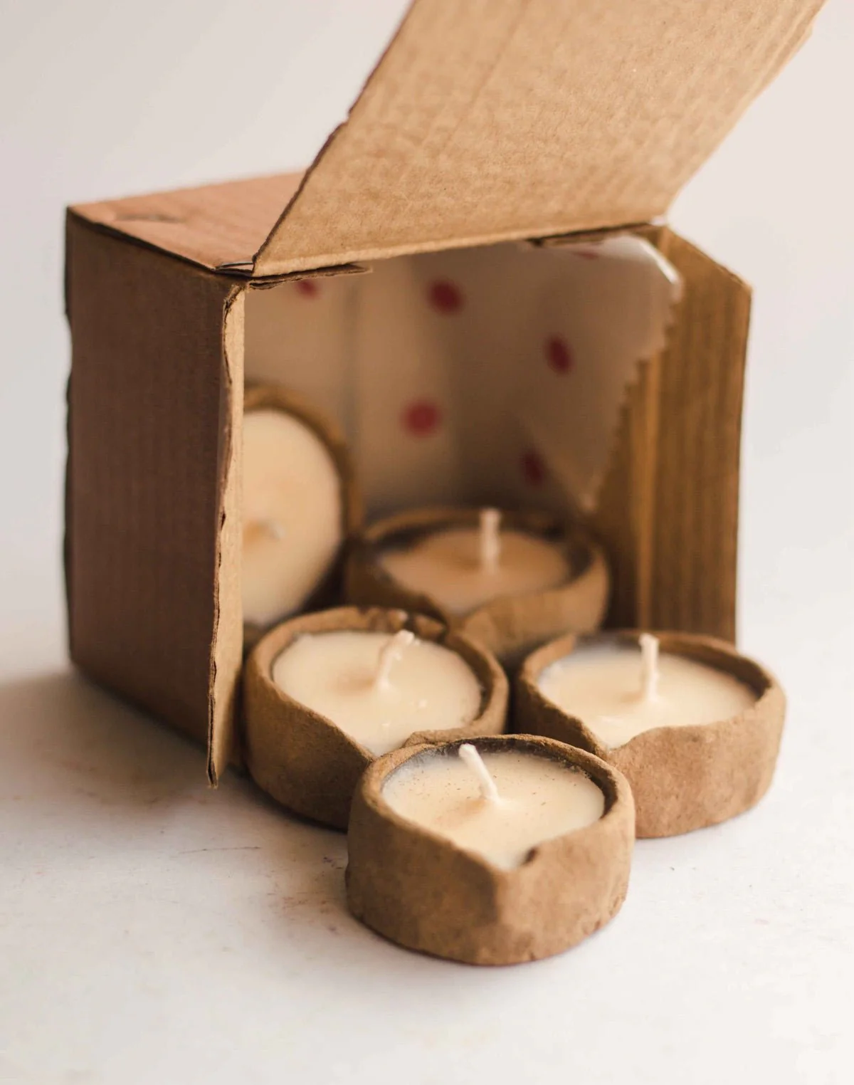 Lemongrass Scented Soy Wax Cowdung Diyas- Set of 5 - Image 6