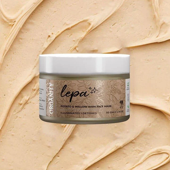 Potato & Willow Bark Face Mask – Detox & Illuminate Naturally